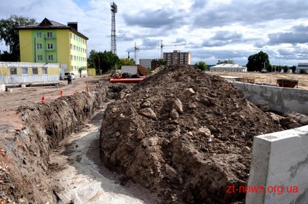 Підрядник вкладається у графік виконання робіт на стадіоні «Полісся»