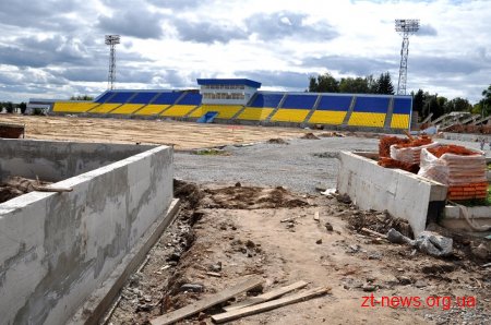 Підрядник вкладається у графік виконання робіт на стадіоні «Полісся»