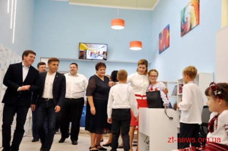 Марина Порошенко відкрила першу Медіатеку на Житомирщині