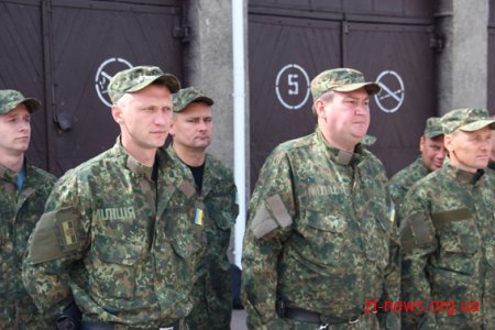 Загін поліцейських Житомирщини відбув у зону АТО