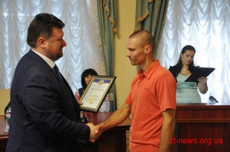 Спортсмени Житомирщини отримали відзнаки до Дня фізичної культури і спорту