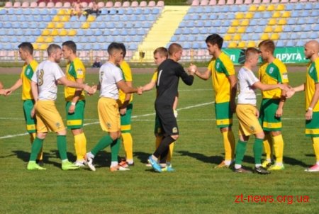 ФК "Полісся" здобув впевнену перемогу у матчі з тернопільською “Нивою”