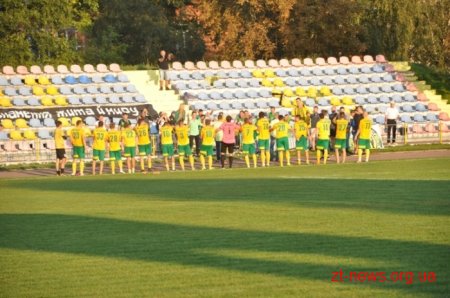ФК "Полісся" здобув впевнену перемогу у матчі з тернопільською “Нивою”
