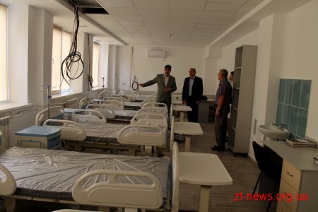Ремонт реперфузійного центру обласної лікарні майже завершено