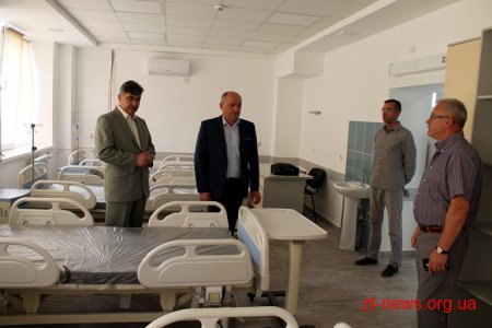 Ремонт реперфузійного центру обласної лікарні майже завершено