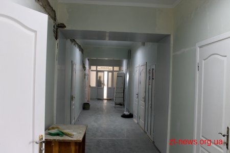 Ремонт реперфузійного центру обласної лікарні майже завершено