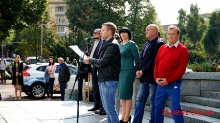 Житомирська молодь долучилася до всеукраїнського флешмобу, присвяченого Дню студентського спорту
