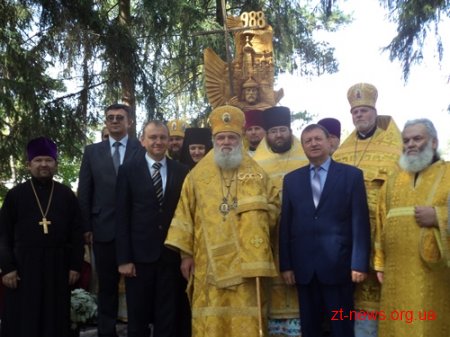 У Малині відкрили пам'ятник Володимиру Великому