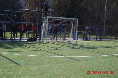 У Житомирі відкрили новий спортмайданчик