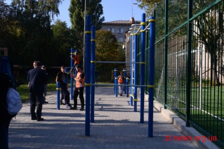 У Житомирі відкрили новий спортмайданчик