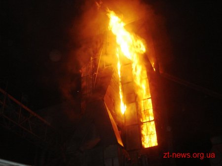 У Попільні горіла сушильна вежа для сої