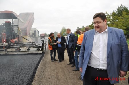 Поблизу Житомира відкрили рух через капітально відремонтовану дорогу державного значення
