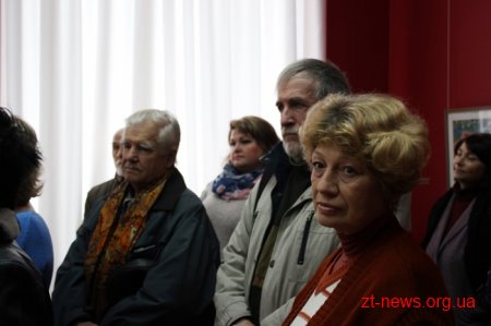 У Житомирі відкрилася виставка Заслуженого художника України Бориса Портного