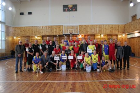 У Житомирі розпочалися VII літні Всеукраїнські ігри ветеранів спорту з баскетболу