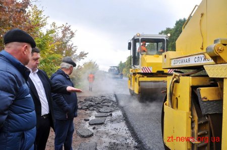 Ігор Гундич перевірив, як ремонтують дороги білоруські підрядники
