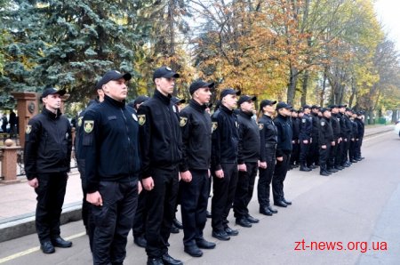 У Житомирі 42 поліцейських склали присягу на вірність українському народові