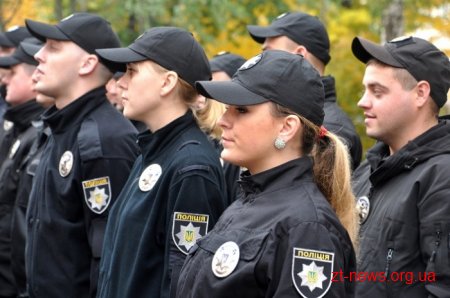 У Житомирі 42 поліцейських склали присягу на вірність українському народові