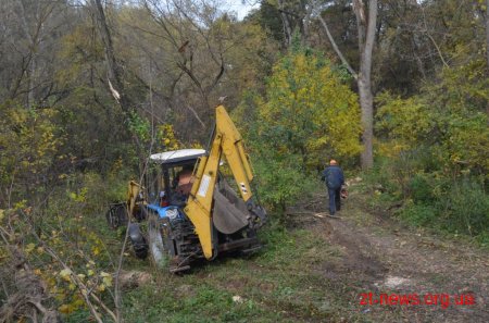 У Житомирі розпочали будівництво пішохідної доріжки до річки Кам'янки