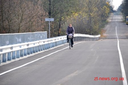 На Житомирщині урочисто відкрили міст через річку Ірша