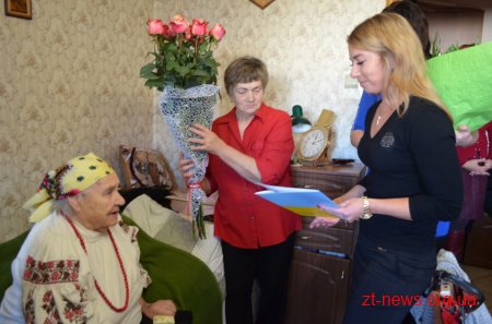 Житомирянка Катерина Зіновчук відзначила 100-річчя