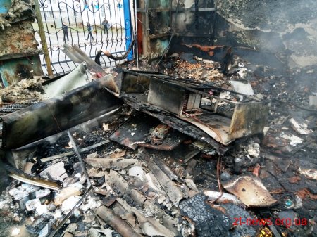 На Житомирщині згорів сільський магазин