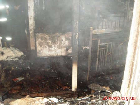 На Житомирщині батько виявив сина мертвим на палаючому ліжку