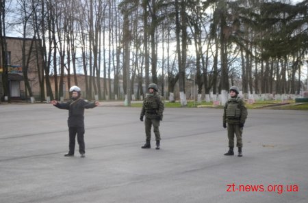 В одному із сіл області провели навчання на випадок вибуху складів зі зброєю
