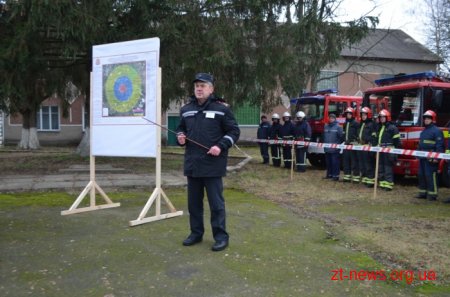 В одному із сіл області провели навчання на випадок вибуху складів зі зброєю