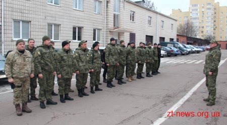 До Житомира повернулися поліцейські, які кілька місяців працювали у зоні АТО
