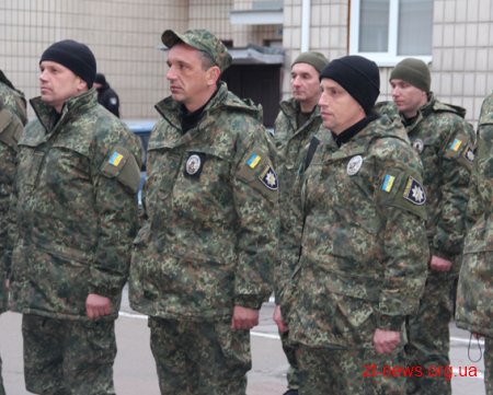 До Житомира повернулися поліцейські, які кілька місяців працювали у зоні АТО