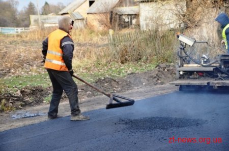 На Житомирщині продовжуються ремонти доріг