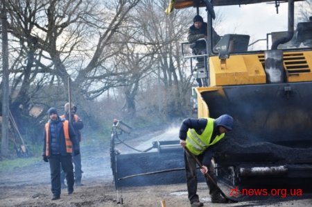 На Житомирщині продовжуються ремонти доріг