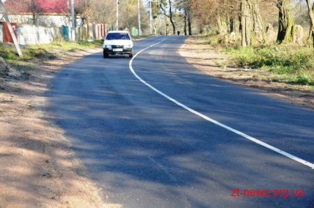 На Житомирщині продовжуються ремонти доріг