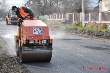 На Житомирщині продовжуються ремонти доріг