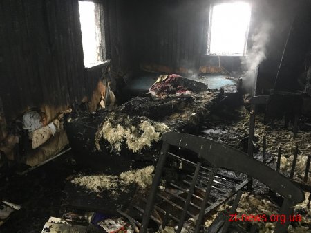 На Житомирщині під час пожежі загинуло двоє дітей