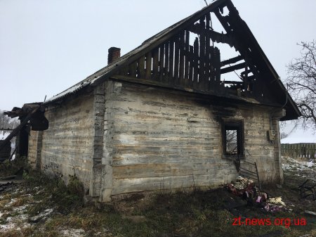 На Житомирщині під час пожежі загинуло двоє дітей