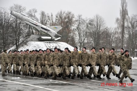 У Житомирському військовому інституті привітали особовий склад з Днем Збройних Сил України