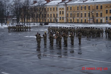 У Житомирському військовому інституті привітали особовий склад з Днем Збройних Сил України