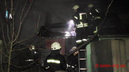 У Житомирі під час пожежі в гаражі загинув чоловік