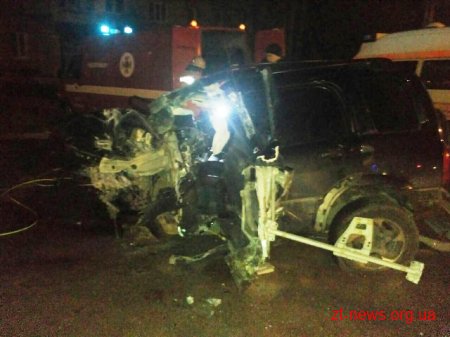 У Житомирі автомобіль вилетів на тротуар та насмерть збив пішохода