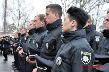 63 поліцейських поповнили ряди патрульної поліції Житомирщини