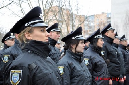 63 поліцейських поповнили ряди патрульної поліції Житомирщини