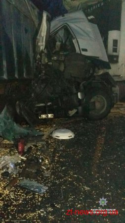 На автодорозі «Київ - Чоп» сталося ДТП за участі двох вантажівок