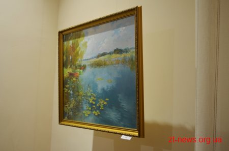 У Житомирі відкрили виставку картин "Різдвяні Барви"
