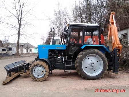 Хорошівська об’єднана громада отримала нову сучасну техніку для житлово-комунального господарства