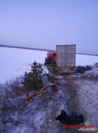 Поблизу Житомира сталася ДТП за участі двох вантажівок