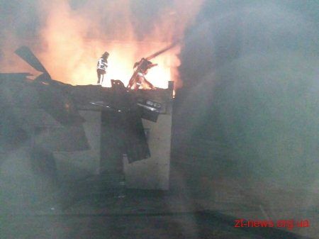 У Радомишльському районі сталася пожежа на деревообробному підприємстві