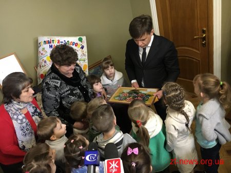 Житомирську міську раду відвідали діти з садочку № 53
