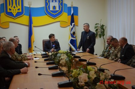 У міській раді нагородили медалями ветеранів афганської війни