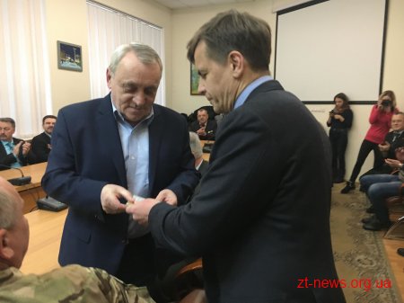 У міській раді нагородили медалями ветеранів афганської війни